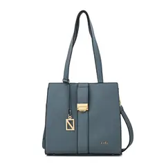 ZIOL - Cartera tote creta mediana denim