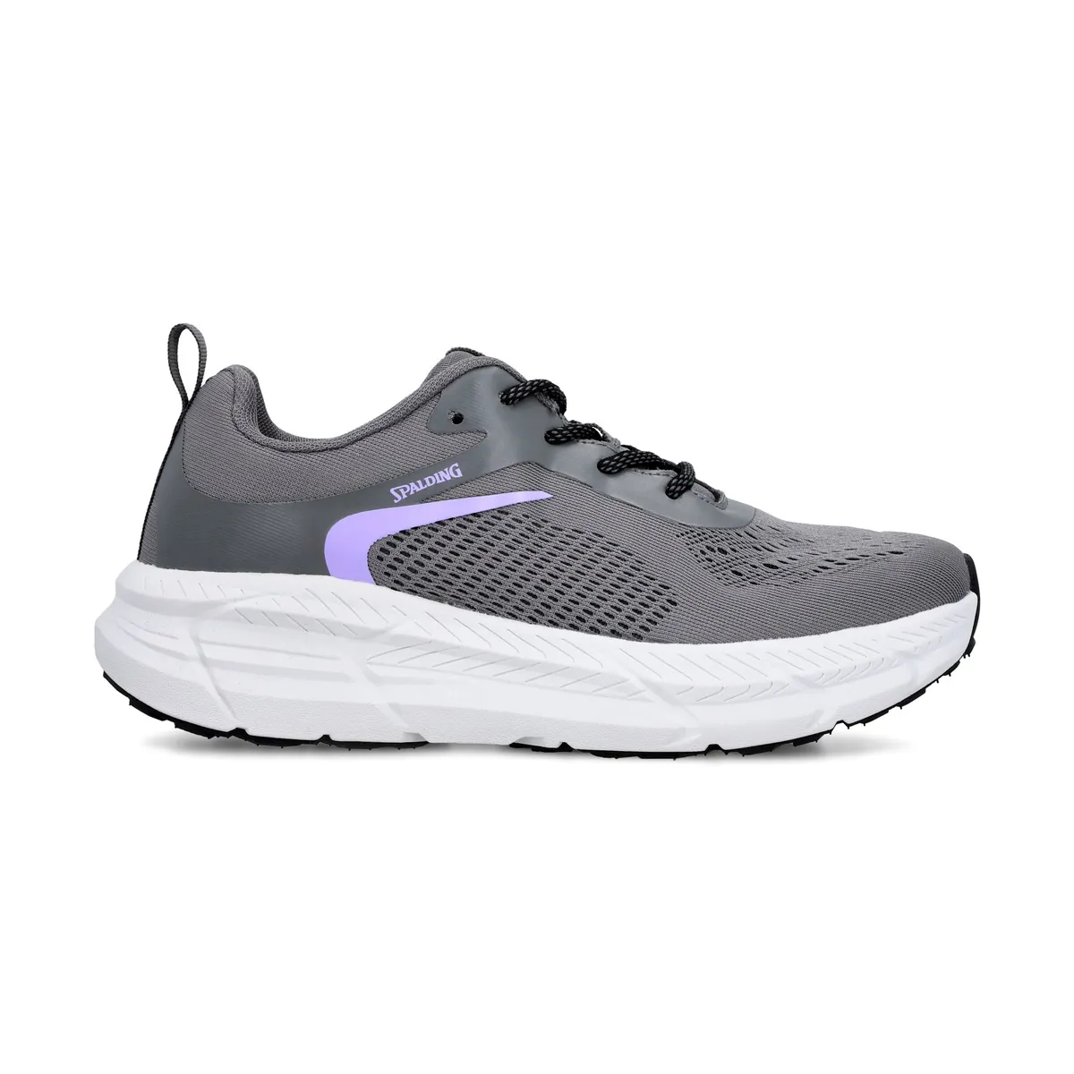 SPALDING - ZAPATILLAS FITNESS FLOW MUJER GRIS Lila