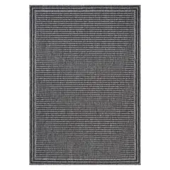 ELEMENTS & CO - Alfombra Out-In Border Gris 160x230 cm