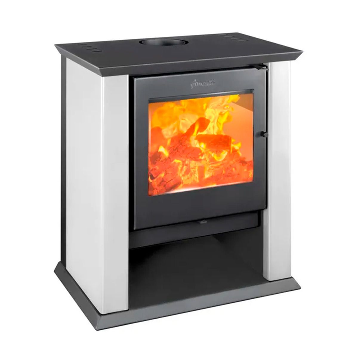 AMESTI - Estufa a leña Classic 500 Blanco Amesti