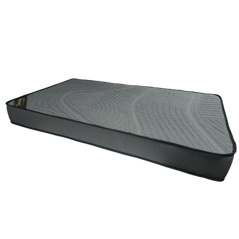 RECUTEX - COLCHON ESPUMA NAPOLES  TELA JACQUARD 1.5 PZA 18CM ALTO