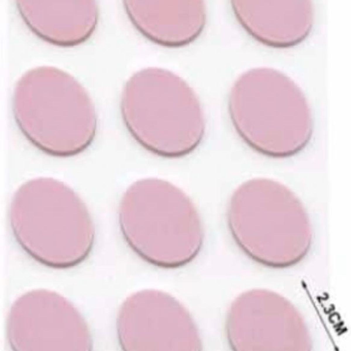 GENERICO - Pack 12 Almohadilla Adhesiva Espuma Para Ojo de Gallo O Callos