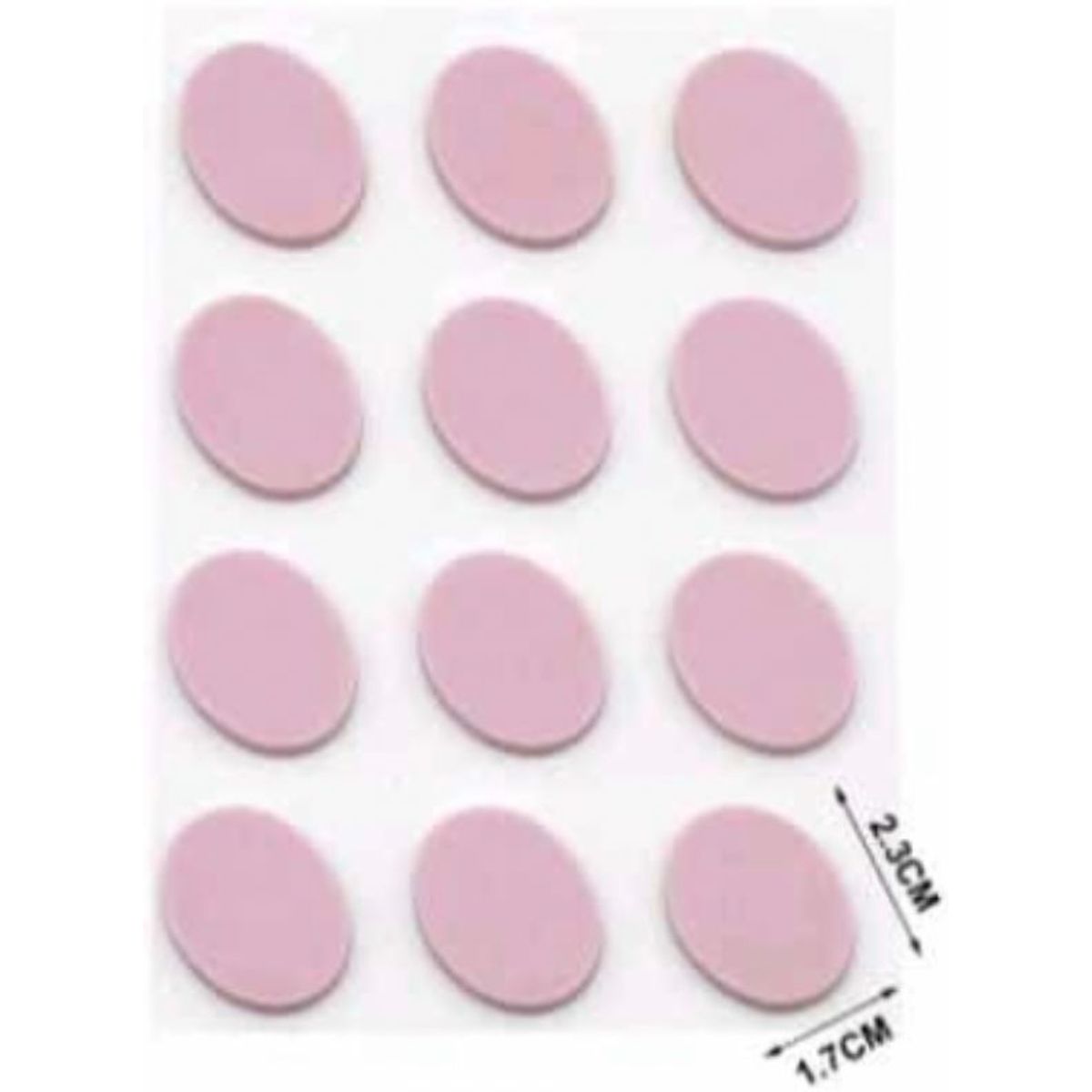 GENERICO - Pack 12 Almohadilla Adhesiva Espuma Para Ojo de Gallo O Callos