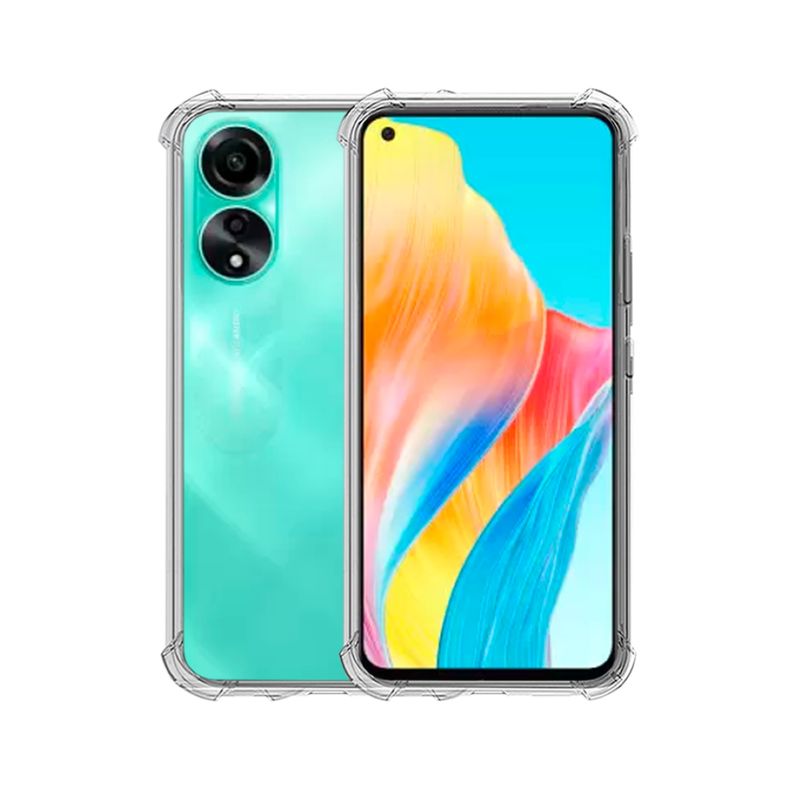 GENERICO - CARCASA TRANSPARENTE PARA CELULAR OPPO A78 ANTIGOLPE