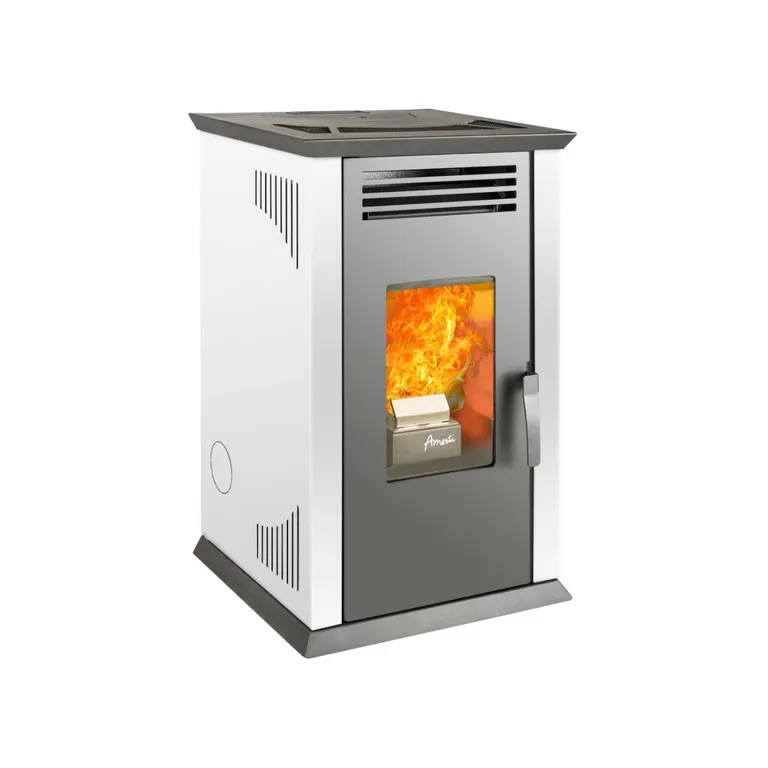 AMESTI Estufa a pellet Italy 8100 plus blanco