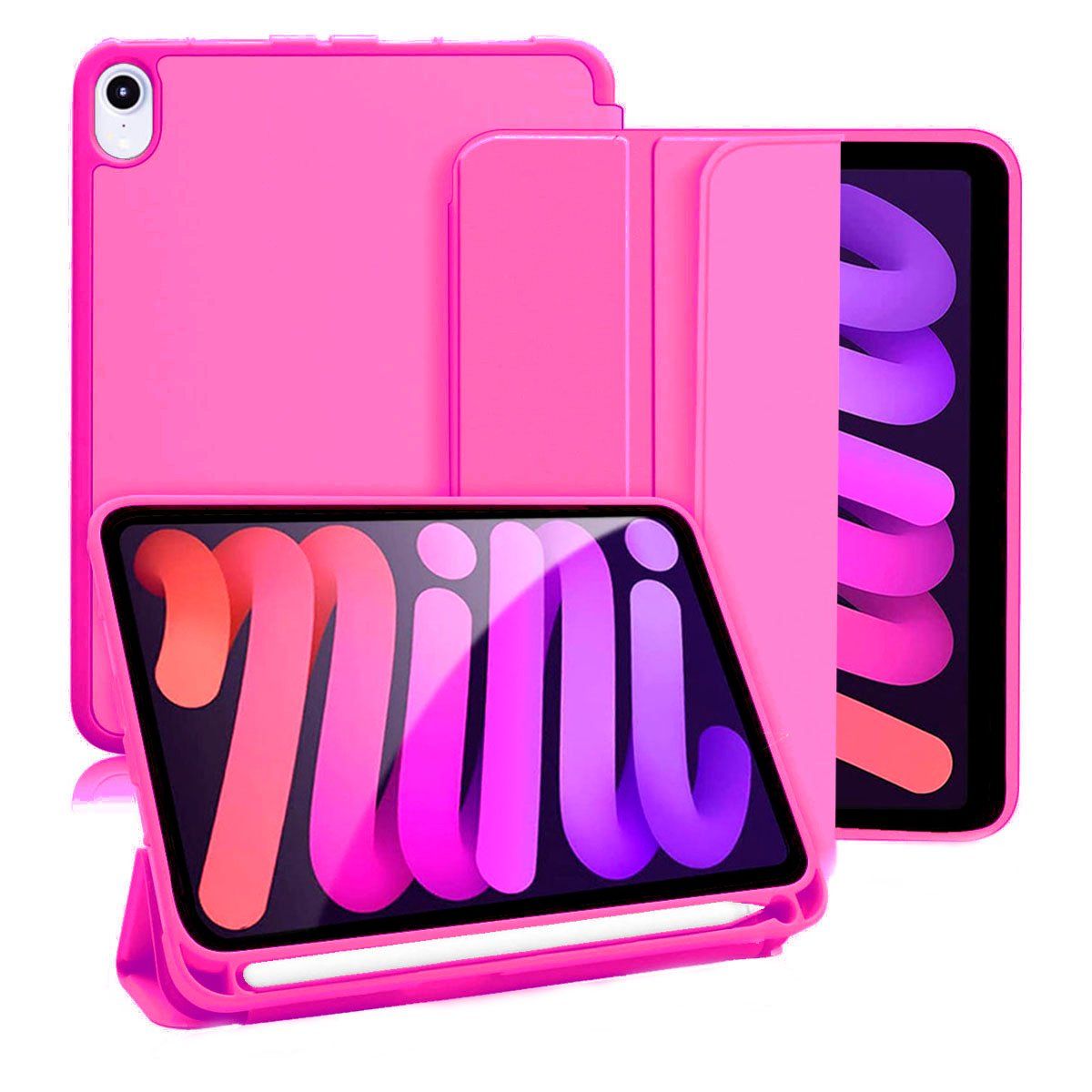 JOIGO - Funda Smart Cover Para iPad Mini 7 Fucsia