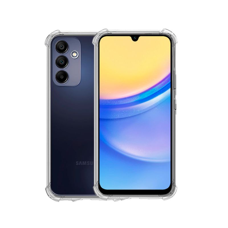 GENERICO - CARCASA TRANSPARENTE PARA CELULAR SAMSUNG A15 ANTIGOLPE