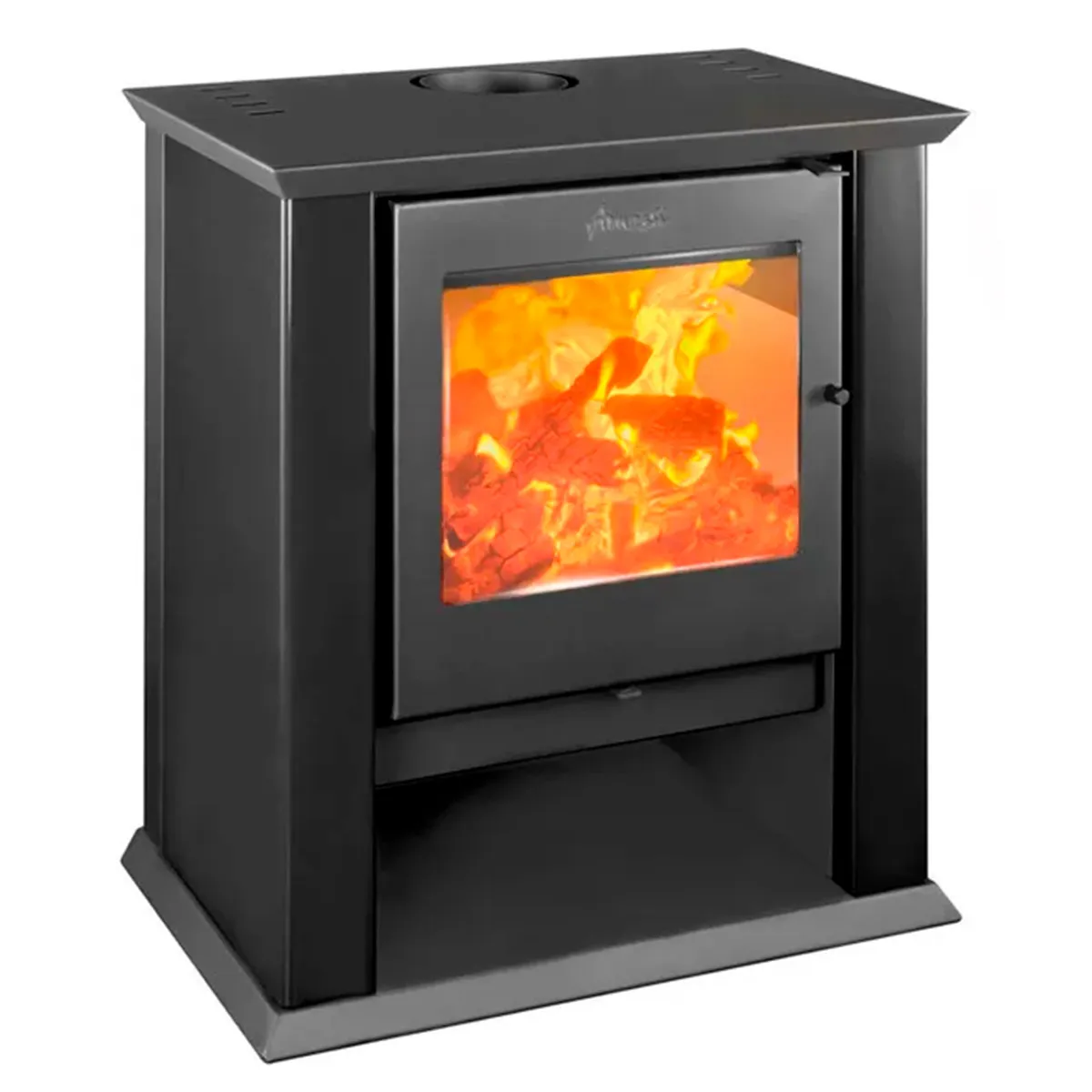 AMESTI - Estufa a leña Classic 500 negro satinado Amesti