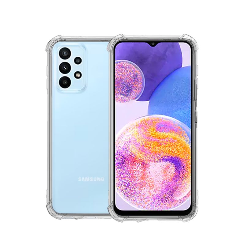 GENERICO - CARCASA TRANSPARENTE PARA CELULAR SAMSUNG A23 ANTIGOLPE