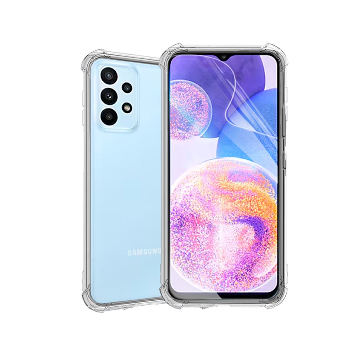 CARCASA TRANSPARENTE PARA CELULAR SAMSUNG A23 ANTIGOLPE, marca GENERICO - Foto 2