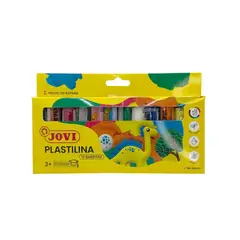 JOVI - Set de 12 Barras de Plastilina 15g Colores