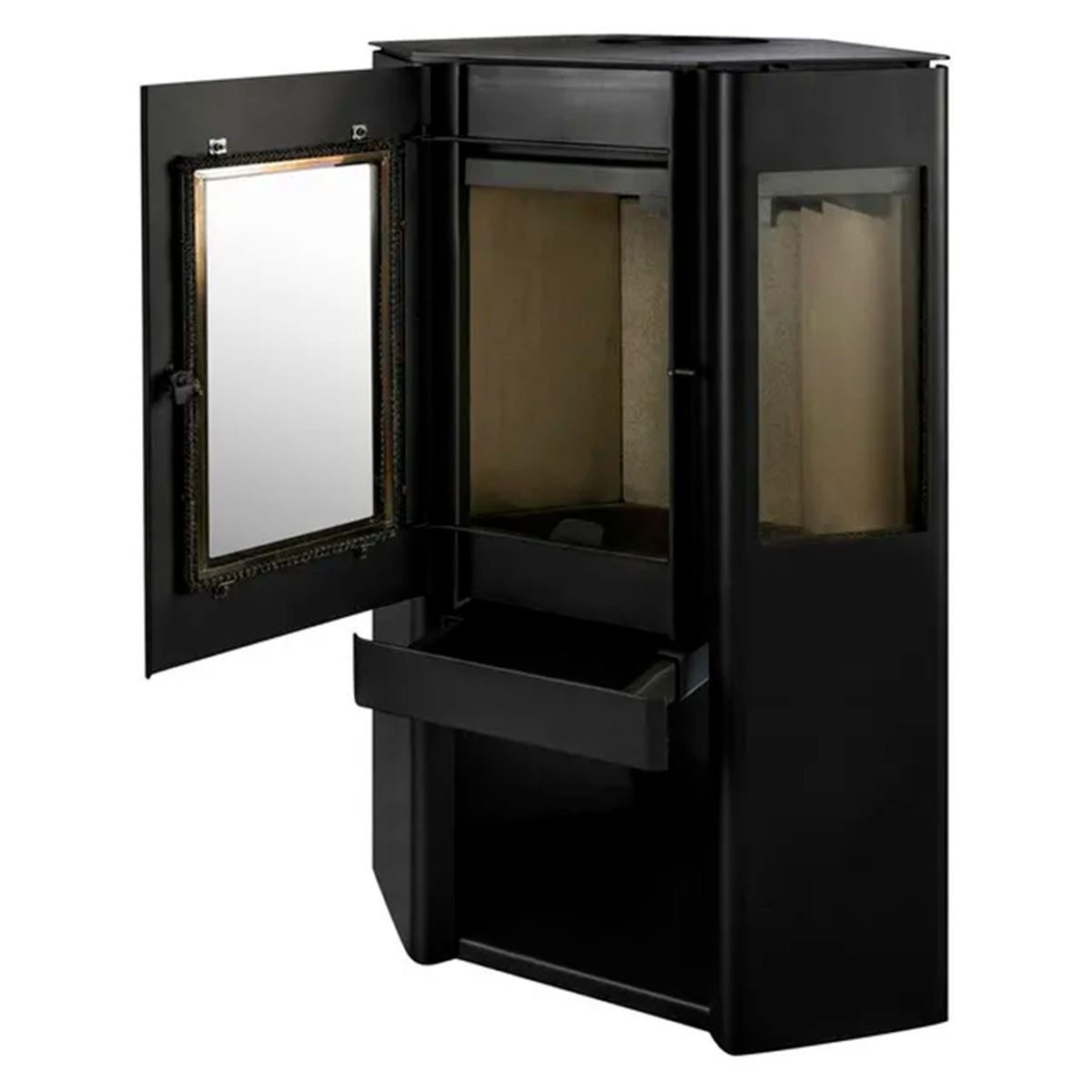 AMESTI - Estufa a leña Corner 650 Amesti