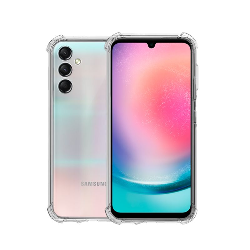 GENERICO - CARCASA TRANSPARENTE PARA CELULAR SAMSUNG A24 ANTIGOLPE