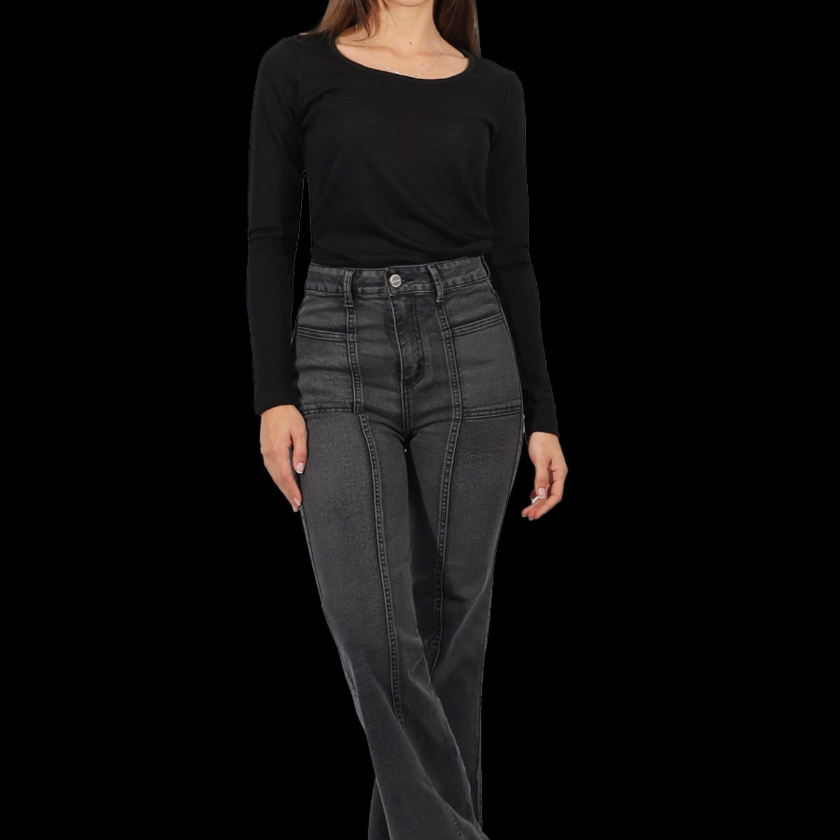 DIVINO JEANS - Jeans Muriel III Gris Divino Jeans