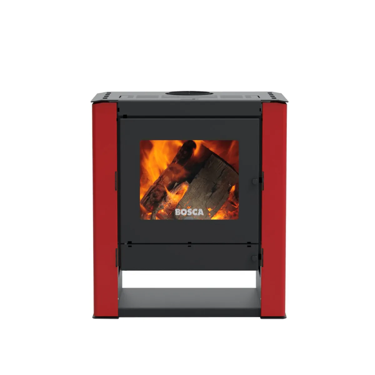 BOSCA - Estufa a leña Gold 500 burdeo Bosca