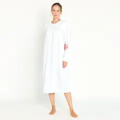 BARBIZON - Camisa de Dormir Tradicional Maria Blanco
