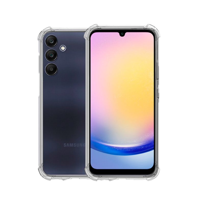 GENERICO - CARCASA TRANSPARENTE PARA CELULAR SAMSUNG A25 ANTIGOLPE