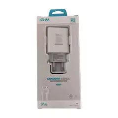 IRM - Cargador Carga Rápida Usb A Tipo C 20w Certificado