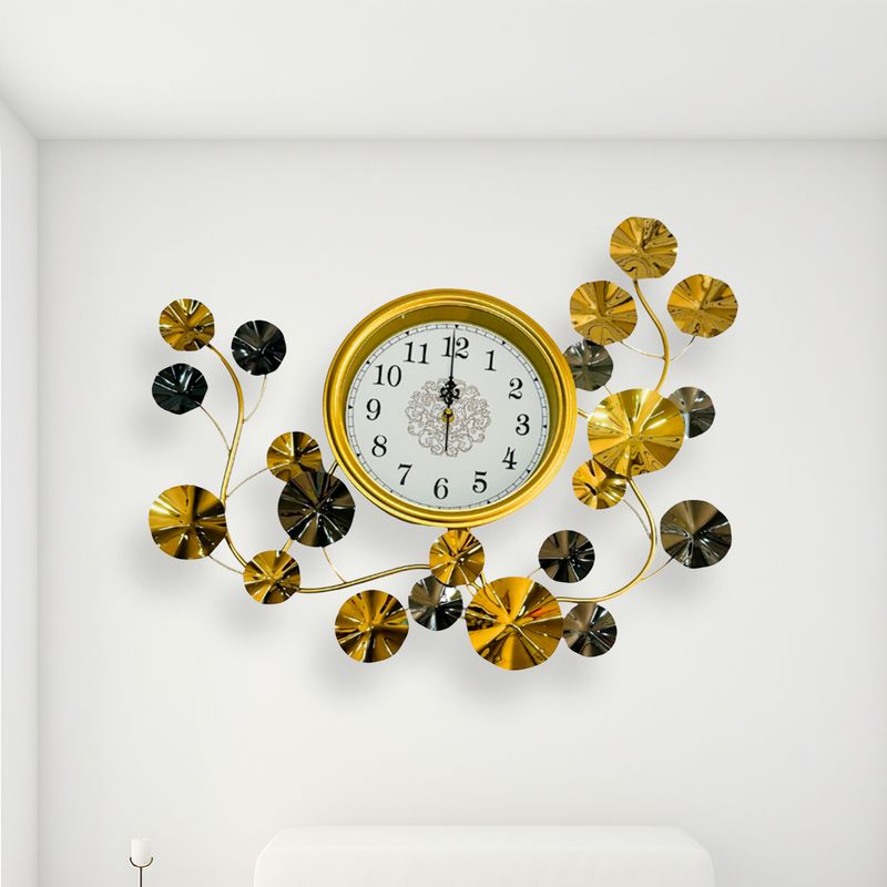 GENERICO - Reloj Metálico de Muro 60cm x 57cm