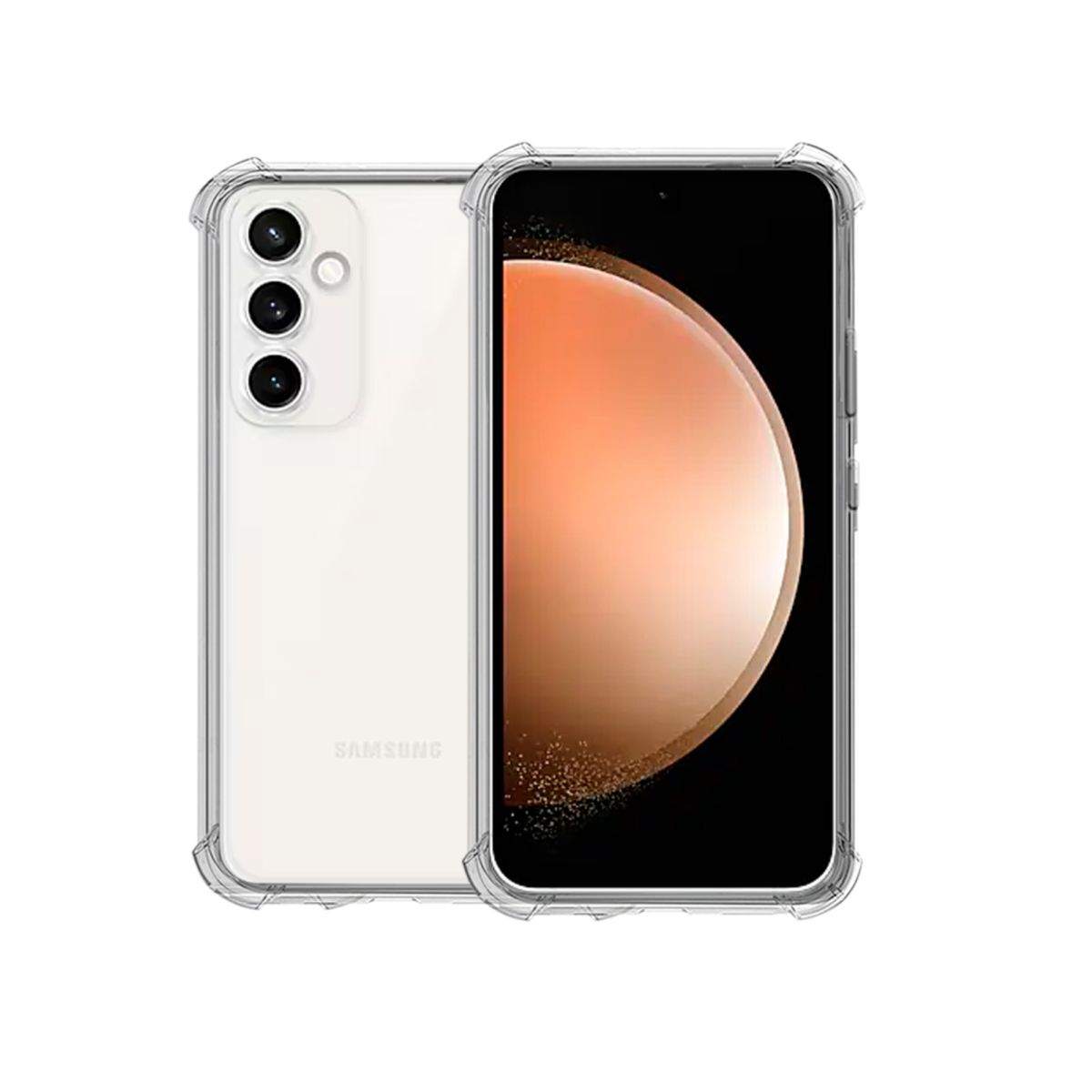 GENERICO - CARCASA TRANSPARENTE PARA CELULAR SAMSUNG S23 FE ANTIGOLPE