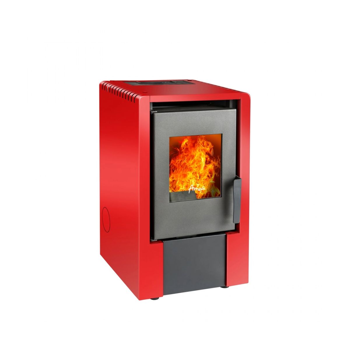AMESTI - Estufa a pellet Italy 6100 Rojo Amesti