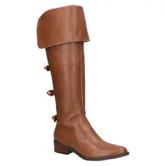 LUZ DA LUA - Bota Casual Mujer Marrón claro