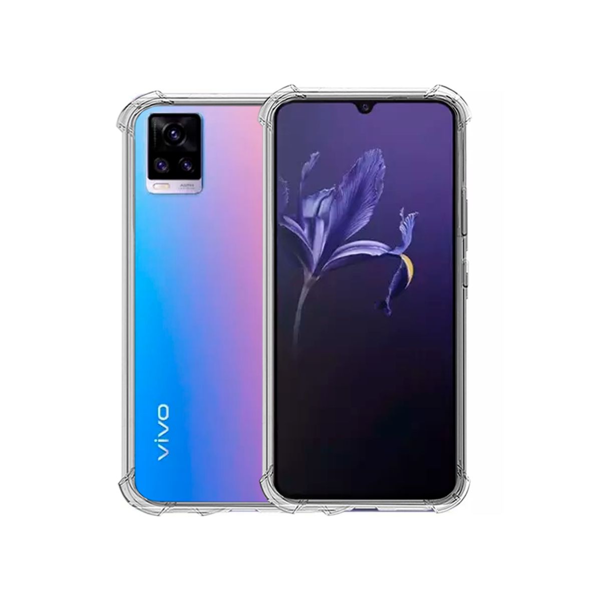 GENERICO - CARCASA TRANSPARENTE ANTIGOLPE PARA CELULAR VIVO V20