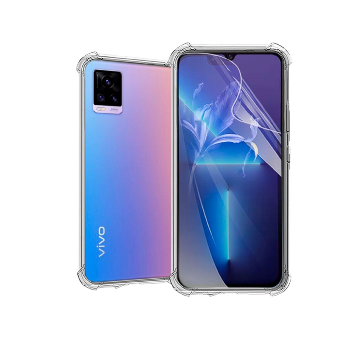 GENERICO - CARCASA TRANSPARENTE ANTIGOLPE PARA CELULAR VIVO V20