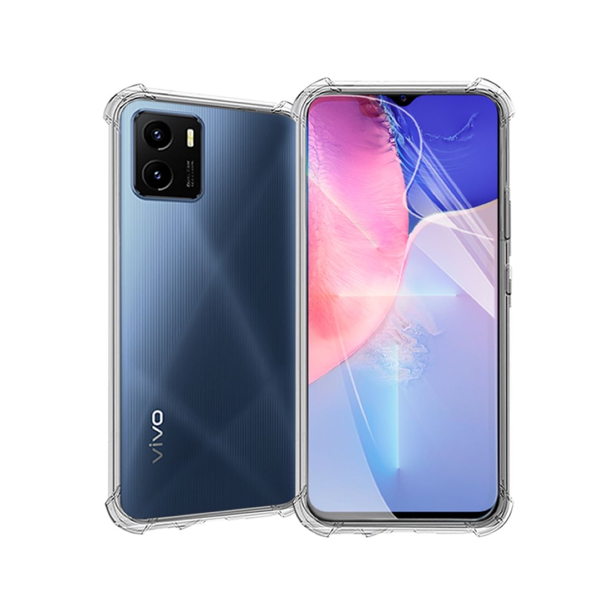 GENERICO - CARCASA TRANSPARENTE ANTIGOLPE PARA CELULAR VIVO Y15S