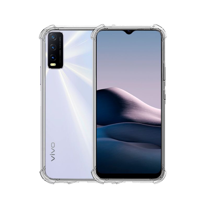 GENERICO - CARCASA TRANSPARENTE ANTIGOLPE PARA CELULAR VIVO Y20