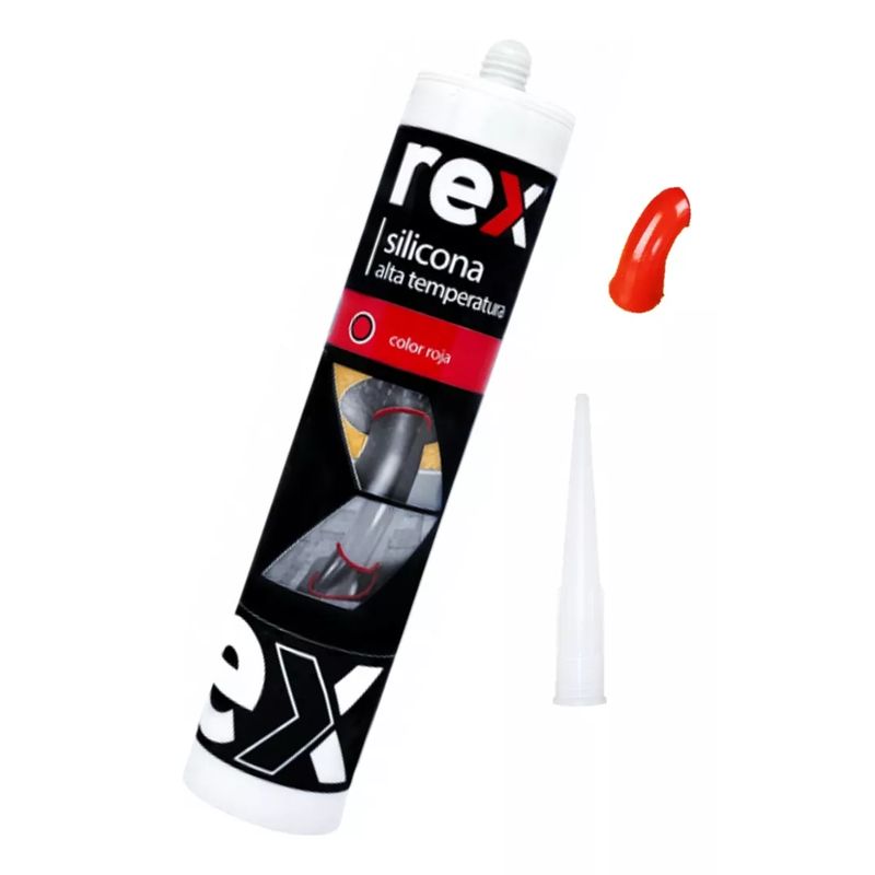 GENERICO - SILICONA ALTA TEMPERATURA  REX CAJA 12 UND