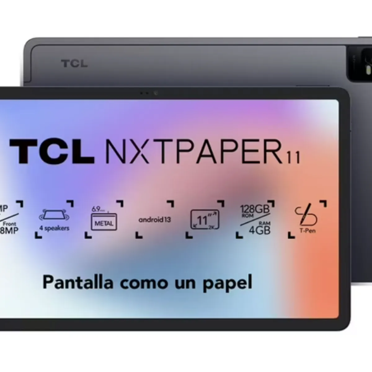 TCL - Tablet TCL NXTPAPER 11 128GB - Dark Gray