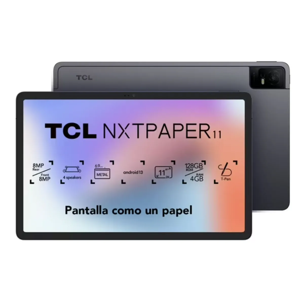 TCL - Tablet TCL NXTPAPER 11 128GB - Dark Gray