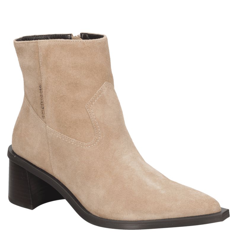 LUZ DA LUA - Botín Casual Mujer Beige Luz Da Lua