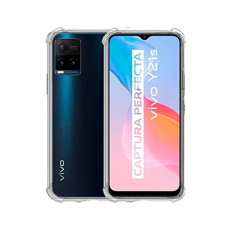 GENERICO - CARCASA TRANSPARENTE ANTIGOLPE PARA CELULAR VIVO Y21S