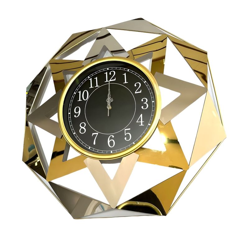 GENERICO - Reloj Metálico Estilo Sol Geométrico