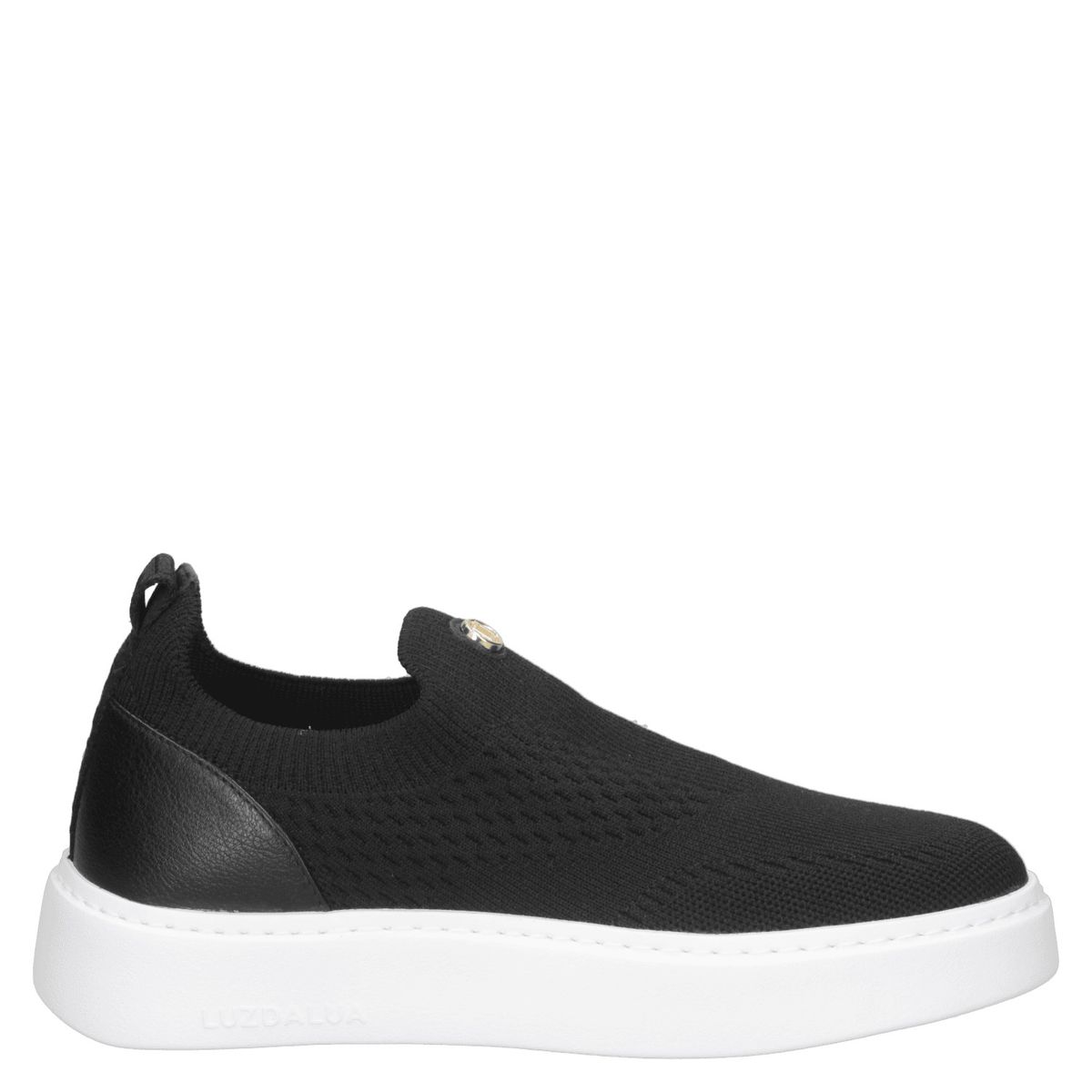 LUZ DA LUA - Zapatilla Casual Mujer Negro Luz Da Lua