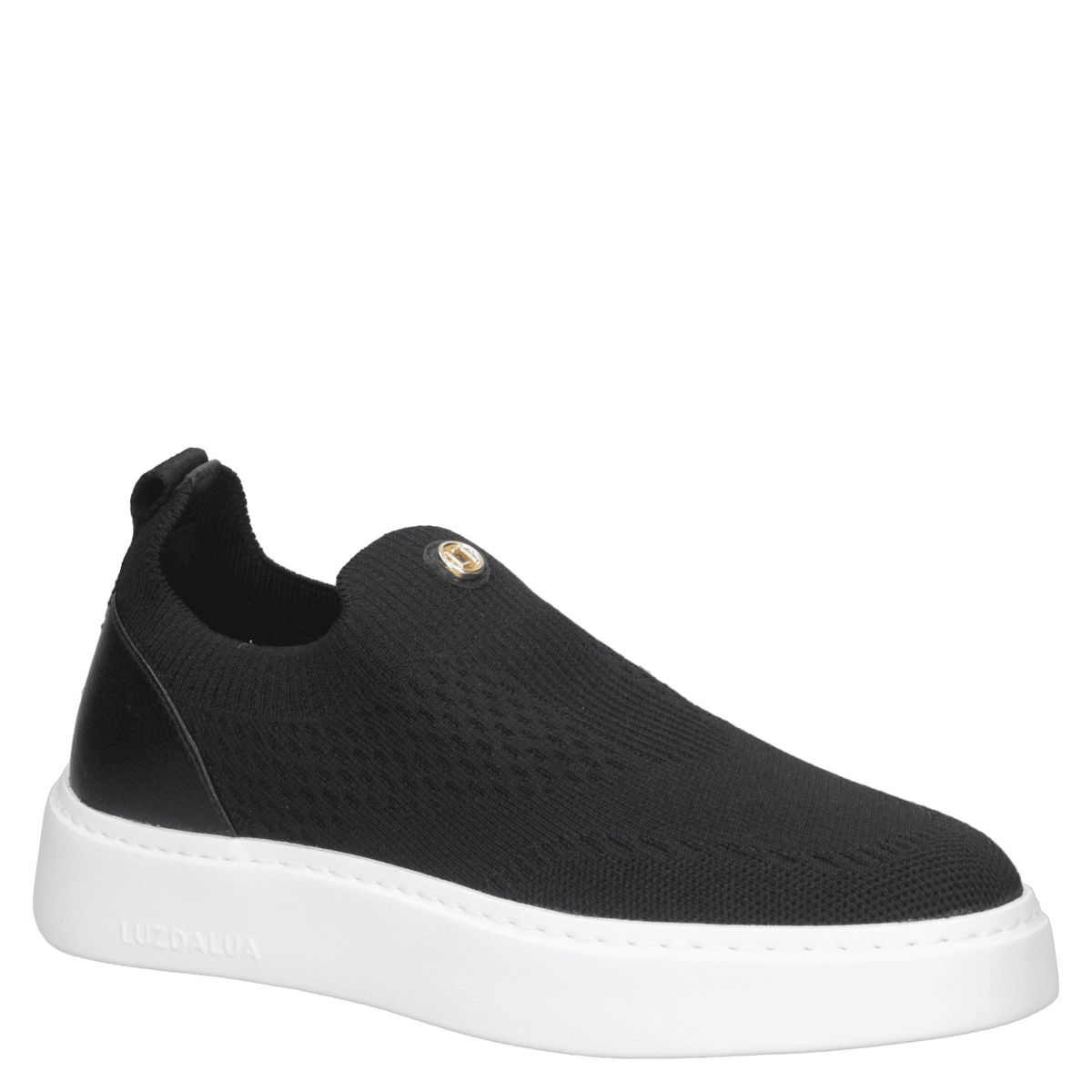 LUZ DA LUA - Zapatilla Casual Mujer Negro Luz Da Lua