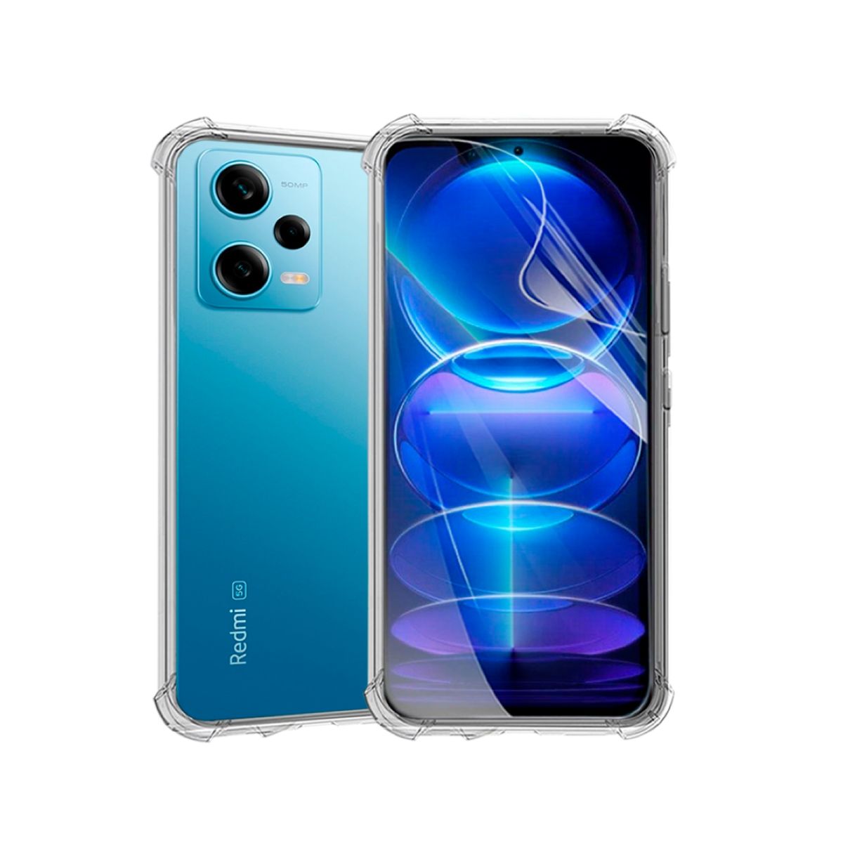GENERICO - CARCASA TRANSPARENTE PARA CELULAR XIAOMI REDMI NOTE 12 PRO 5G