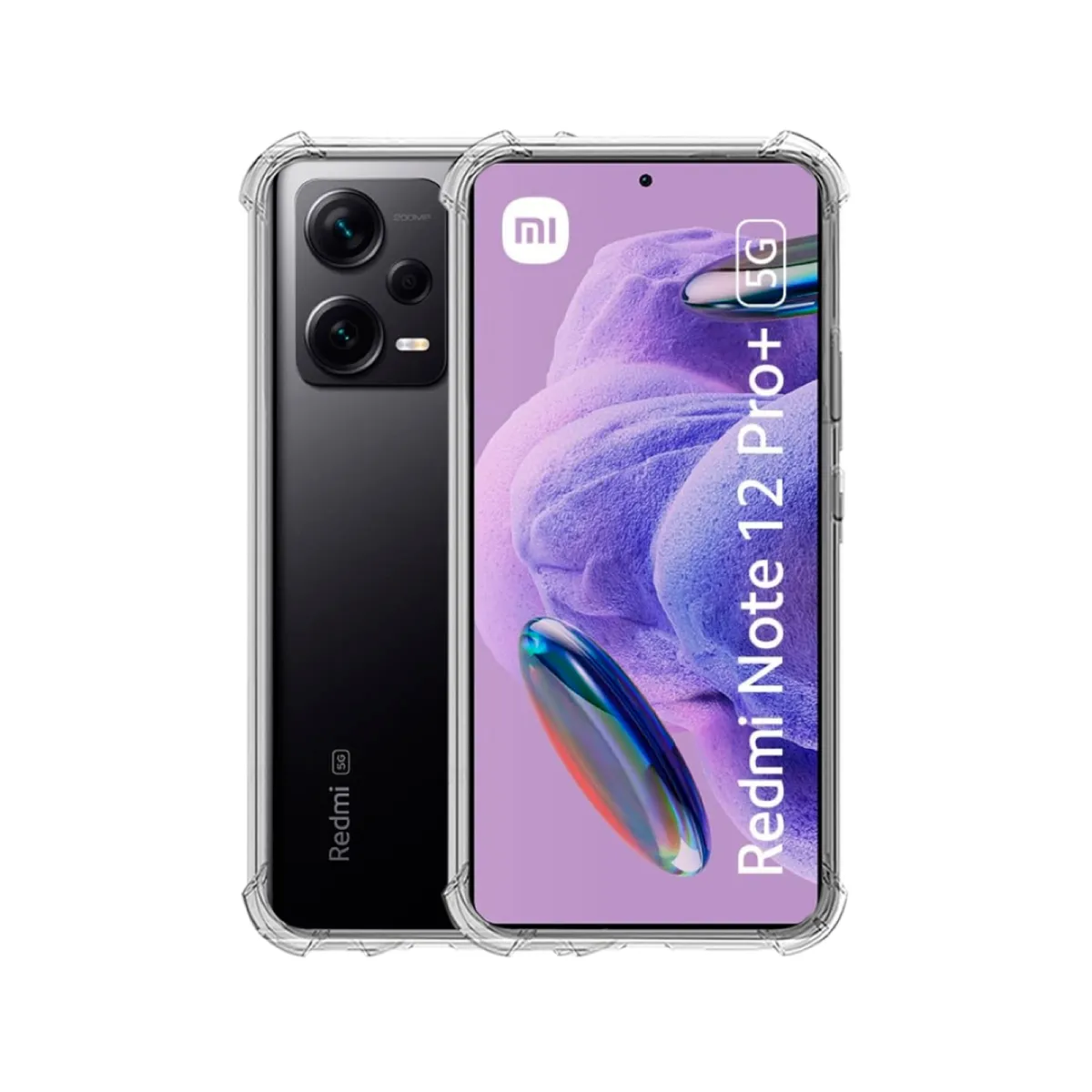 GENERICO - CARCASA TRANSPARENTE PARA CELULAR XIAOMI REDMI NOTE 12 PRO PLUS 5G