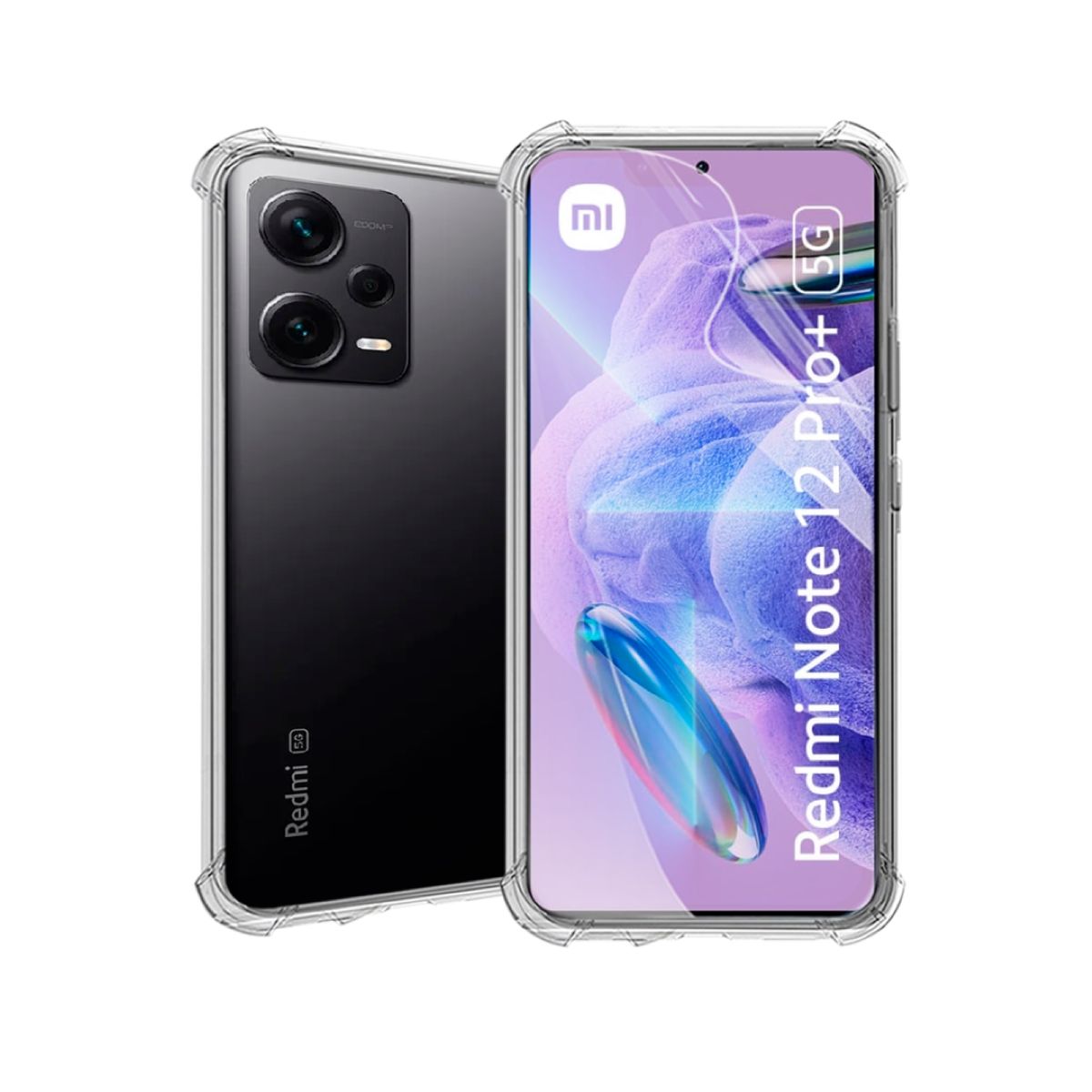 GENERICO - CARCASA TRANSPARENTE PARA CELULAR XIAOMI REDMI NOTE 12 PRO PLUS 5G
