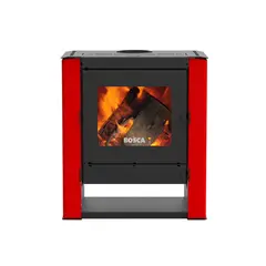 BOSCA - Estufa a leña Gold 500 rojo