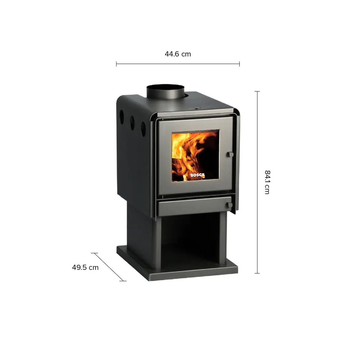 BOSCA - Estufa a leña Limit 380 Bosca