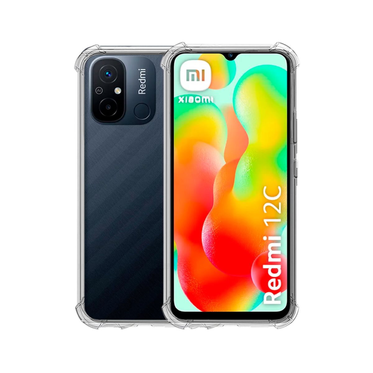 GENERICO - CARCASA TRANSPARENTE PARA CELULAR XIAOMI REDMI 12C