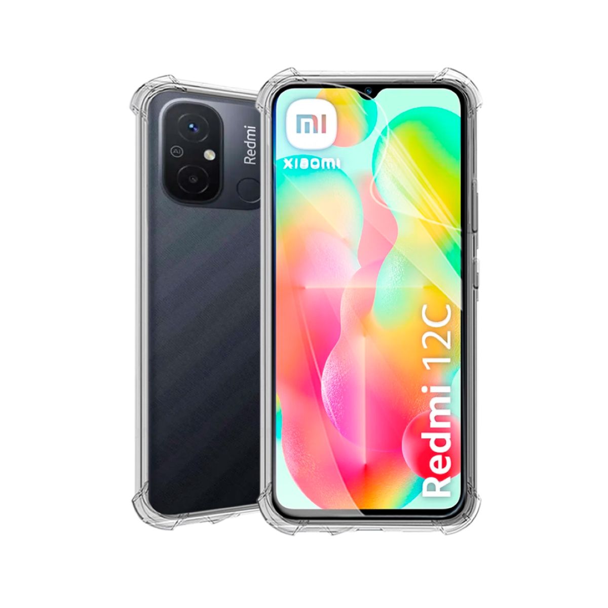 GENERICO - CARCASA TRANSPARENTE PARA CELULAR XIAOMI REDMI 12C