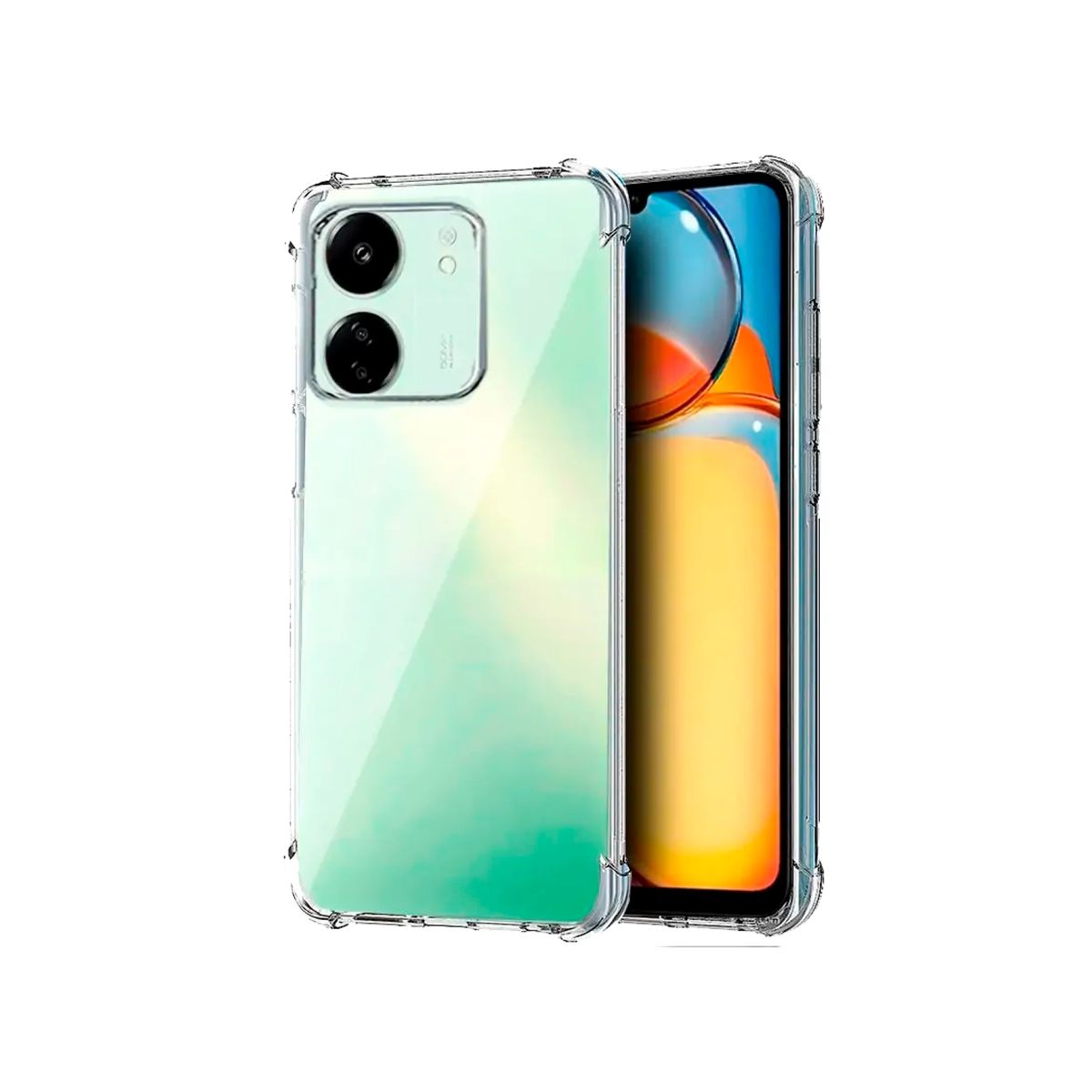 GENERICO - CARCASA TRANSPARENTE ANTIGOLPE PARA CELULAR XIAOMI REDMI 13C