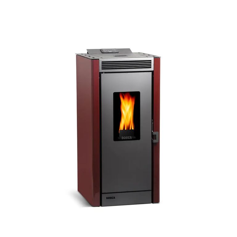 BOSCA Estufa a pellet Black Vision burdeo