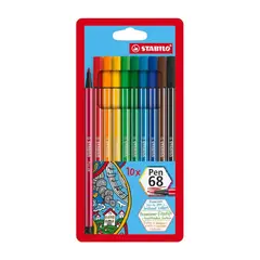 STABILO - Set de 10 Marcadores Pen 68