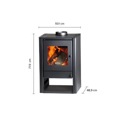 Imagen 2 del producto Estufa a leña Gold 380 Charcoal