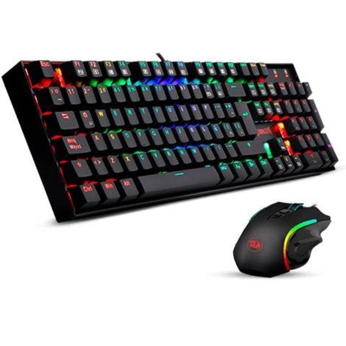 REDRAGON - Combo Gamer -  Redragon - Mitra K551 + Griffin M607 - Teclado + Mouse